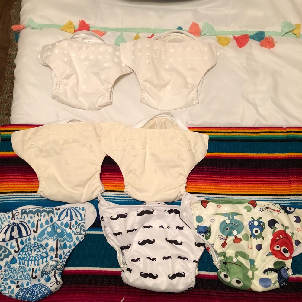 BumGenius and Alva cloth diapers